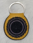 Beaded Hide Keychains; by Caroline Lackey