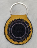 Beaded Hide Keychains; by Caroline Lackey