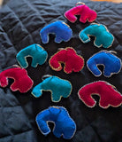 Buffalo Leather Keychains by Wandering Buffalo