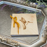 Mini Wooden Engraved Book by NICA's