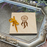 Mini Wooden Engraved Book by NICA's
