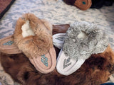 Ladies Leather Moccasins; by Wandering Buffalo