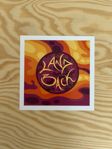 Land Back Print; Creations by Steph