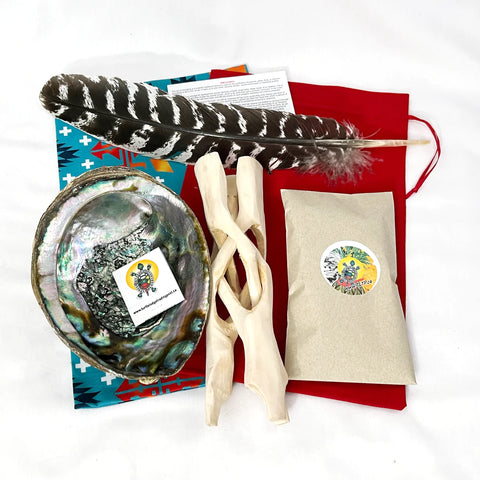 Smudge Bundles -Deluxe Four Medicines; by Turtle Lodge Trading Post Inc.