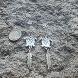 Turtle Earrings - SunHeart Rises Designs