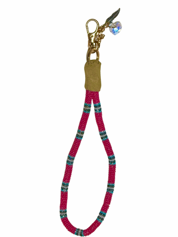 Pink Lanyard; by Auntie Maymie & Nana Creations