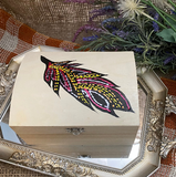 Hand-Painted Smudge Boxes by Lillian IndianCrafts