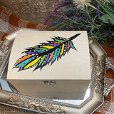 Hand-Painted Smudge Boxes by Lillian IndianCrafts