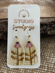 Floral Fringe Earrings by Studio Sweetgrass