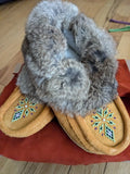 Women's Leather Moccasins by Wandering Buffalo