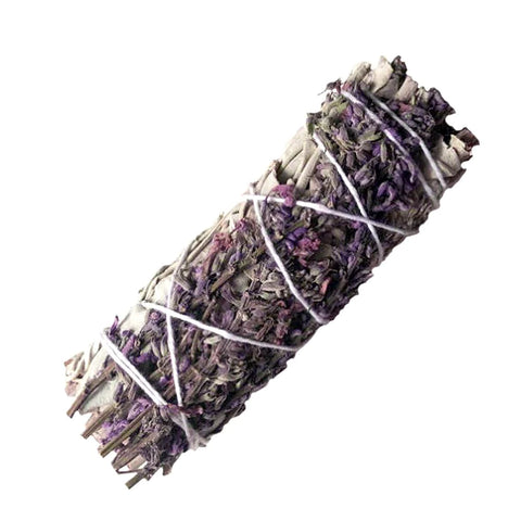 Smudge Stick - White Sage and Lavender Leaf 4-5"
