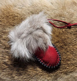 Decorative Mitts with Rabbit Fur; by Caroline Lackeys