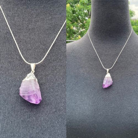 Amethyst Point Silver Plated (small); by Laura Leonard Originals