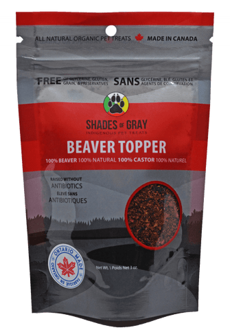 Beaver Topper; by Shades of Gray Indigenous Pet Treats