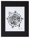 Black and White Canvas - Turtle; Artistic Inspirations by Debra