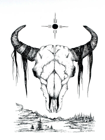 Blackfoot Buffalo; by The Art for Aid Project
