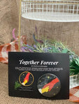 Together, Forever buttons; by Indigenous Cedar Branch