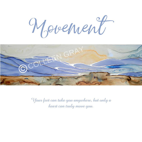 Motivational Art - Movement; By The Art for Aid Project