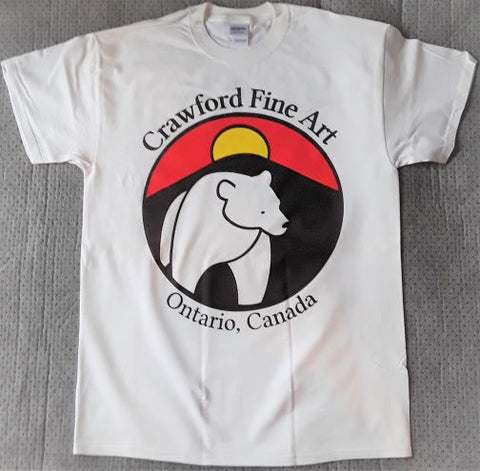 Crawford Fine Art T-shirt - White Bear Standing