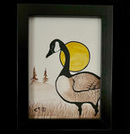 Goose "Spring Nesting" Original Painting; by Patrick Cheechoo
