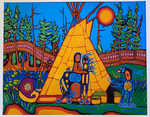 The Tipi Girl and the Keepers of the Wild Rice