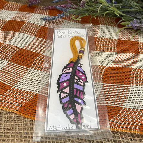 Metal Hand-painted Bookmarks; by Lillian's Indiancrafts