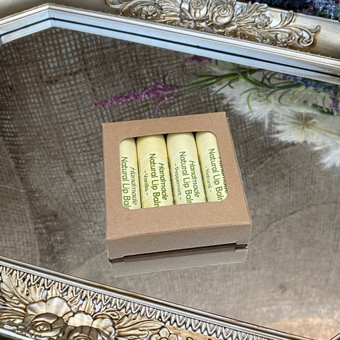 Lip Balm - Pack of 4; by Lake Reflections Apiary
