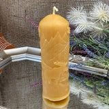 100 % pure Beeswax Candles; by Lake Reflections Apiary