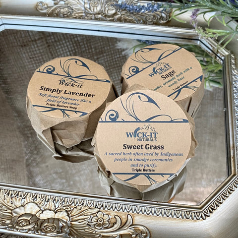 Triple Butter Soap - Variety of scents; by WICK-IT