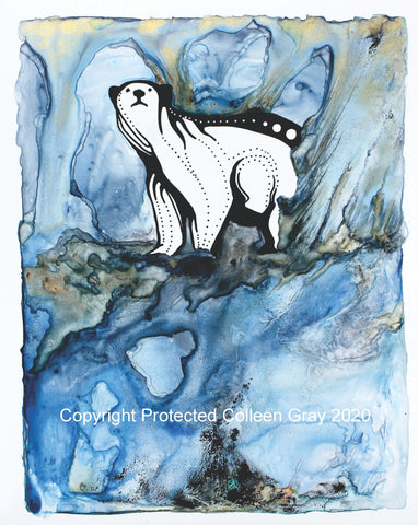 The Ice Cave; by The Art For Aid Project