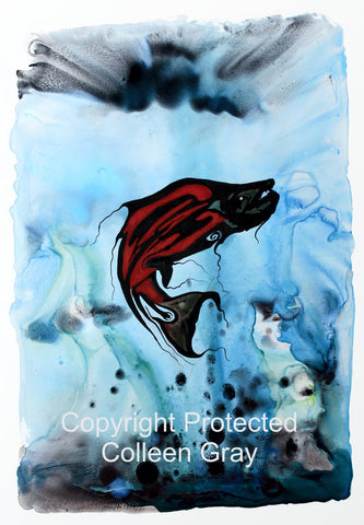 Salmon Oil; by The Art for Aid Project