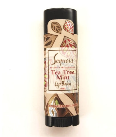 Tea Tree Mint Lip Balm; by Sequoia