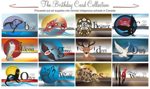 Birthday Card Bundle; by The Art for Aid Project