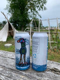 Ziibiins Nibi Canned Carbonated Water; by Chef Paul Owl