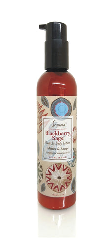 Blackberry Sage Lotion; By Sequoia
